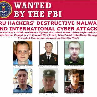 ΗΠΑ: 10 εκατ. δολ. σε όποιον δώσει πληροφορίες για 6 αξιωματικούς της ρωσικής υπηρεσίας πληροφοριών