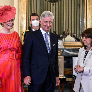 Στο Προεδρικό Μέγαρο το βασιλικό ζεύγος του Βελγίου 