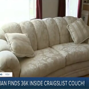 Πήρε μεταχειρισμένο καναπέ δωρεάν στο ίντερνετ και βρήκε μέσα 36.000 δολάρια