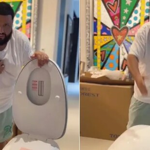 Ο Drake χάρισε στον DJ Khaled λεκάνες τουαλέτας $20.000 για τα γενέθλιά του: «Το καλύτερο δώρο»