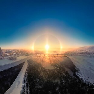 Ένα τέλειο ηλιακό φωτοστέφανο από το φακό του Göran Strand