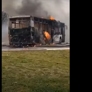Φωτιά σε λεωφορείο των ΚΤΕΛ Θεσσαλονίκης