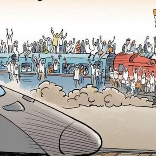 Οργή στην Ινδία για γελοιογραφία του Der Spiegel με τρένο- «Είναι ρατσιστική»