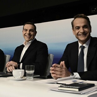 Το παρασκήνιο του debate: Γέλια, μορφασμοί, πηγαδάκια και όσα δεν έδειξαν οι κάμερες