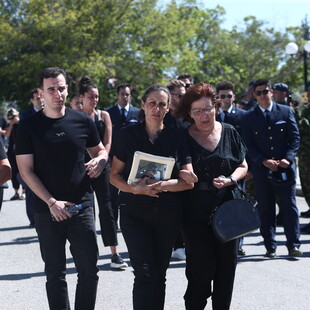 Θρήνος στο Κιλκίς στην κηδεία πιλότου