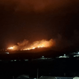 Φωτιά στη Ζάκυνθο- Ισχυροί άνεμοι πνέουν στην περιοχή