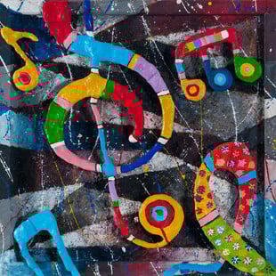 Νατάσα Γκάνα - Ανδρέας Ψαράκος: Δυο διαφορετικές εικαστικές απόψεις για τη χαρά της ζωής