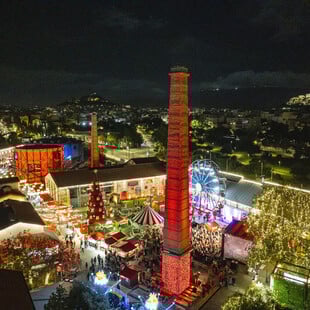 Ένα φαντασμαγορικό show με drone έρχεται στον ουρανό του ΔΕΗ Christmas Factory