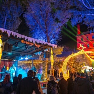 To χριστουγεννιάτικο πάρκο της Πάτρας έκλεισε τις πύλες του με μια λαμπερή τελετή λήξης