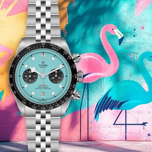 Flamingo Blue: Μια ξεχωριστή και δυναμική επιλογή της Tudor για τους λάτρεις των χρονογράφων