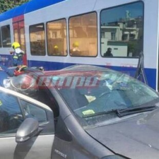 Πάτρα: Συγκρούστηκε τρένο με αυτοκίνητο - Μια τραυματίας