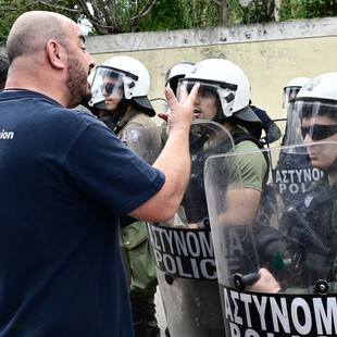 Επεισόδια στο Υπουργείο Μεταφορών