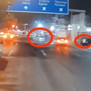 Οδηγός ξέχασε να τραβήξει χειρόφρενο και το ΙΧ κινούνταν «ακυβέρνητο» στη Λεωφόρο Αθηνών