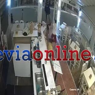 Σεισμός στην Εύβοια: Βίντεο - ντοκουμέντο από τη στιγμή της ισχυρής δόνησης σε κατάστημα της περιοχής