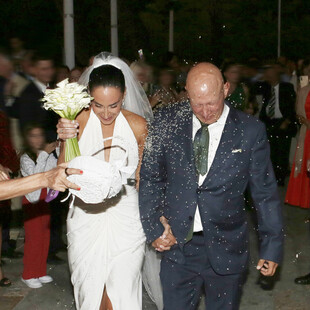 Ο Παύλος Βαρδινογιάννης και η Κατερίνα Μπιρμπίλη παντρεύτηκαν στην Εκάλη