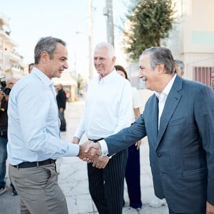 Στο Ωνάσειο Σχολείο Περιστερίου ο Κυριάκος Μητσοτάκης: «Συνεχίζουμε να επενδύουμε στη δημόσια παιδεία»