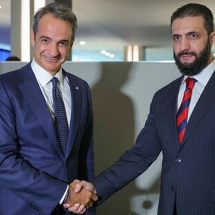 Μητσοτάκης: Συναντήθηκε με τον πρόεδρο της Συρίας Αλ Σαράα - Τι συζήτησαν