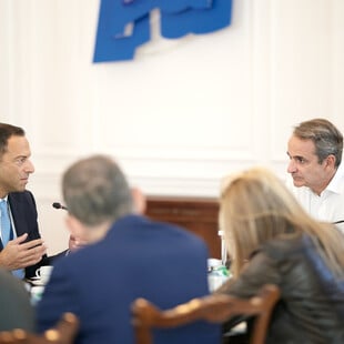 Για την ασφάλεια των παιδιών στο Διαδίκτυο συνομίλησε ο Μητσοτάκης με τον αντιπρόεδρο της Google
