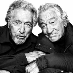 Αλ Πατσίνο - Ρόμπερτ Ντε Νίρο: Η πρώτη τους κοινή καμπάνια μόδας για τη Moncler