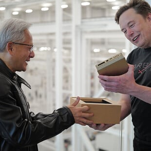 Η Nvidia παραδίδει το μικρότερο ΑΙ υπερυπολογιστή στον Έλον Μασκ