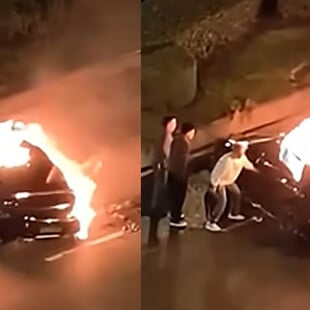 Νεκρός οδηγός στην Κίνα: Ηλεκτρικές πόρτες τον «παγίδευσαν» σε φλεγόμενο αυτοκίνητο