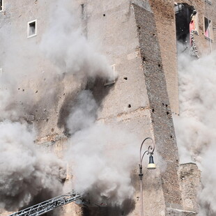 Ρώμη: Μερική κατάρρευση μεσαιωνικού πύργου - Τραυματίστηκε ένας εργάτης