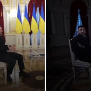 «Αυτές είναι οι συνθήκες της ζωής μας»: Διακοπές ρεύματος διακόπτουν δύο φορές συνέντευξη του Ζελένσκι στο Κίεβο