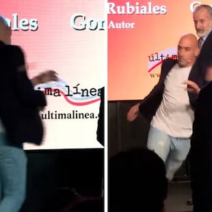 Ο Λούις Ρουμπιάλες δέχτηκε επίθεση με αυγά στην παρουσίαση του βιβλίου του