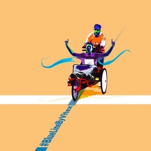 Η μπλε γραμμή της Vitex: Δείχνει το δρόμο για το Καλλιμάρμαρο στον Αυθεντικό Μαραθώνιο της Αθήνας