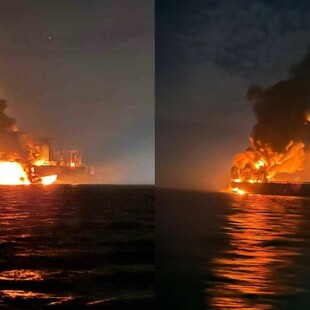 Εκρήξεις σε δύο τάνκερ του ρωσικού «σκιώδους στόλου» – Ανάληψη ευθύνης από το Κίεβο