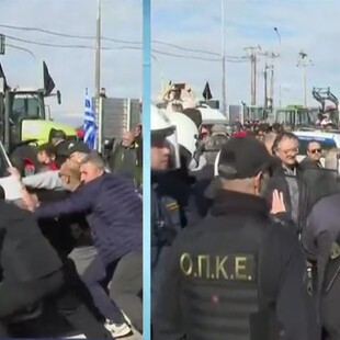 Λάρισα: Συγκρούσεις αγροτών με τα ΜΑΤ σε Νίκαια και Πλατύκαμπο – Τρεις τραυματίες και δύο συλλήψεις