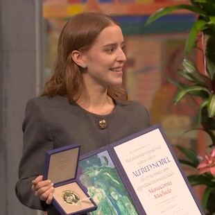 Μαρία Κορίνα Ματσάδο: Η κόρη της έλαβε το βραβείο Νόμπελ Ειρήνης εκ μέρους της 