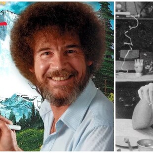Νέες φωτογραφίες με τον Bob Ross «αγνώριστο» – Η αποκάλυψη για τα φυσικά μαλλιά του 