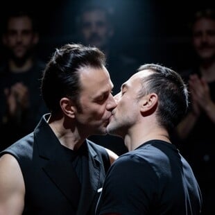 Το AI φιλί του Δημήτρη Παπαϊωάννου και του Θεόδωρου Κουρεντζή που έκανε την ομοφοβική Ελλάδα να αποκαλυφθεί