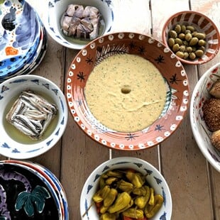 Έργα τέχνης στο τραπέζι της Καθαράς Δευτέρας