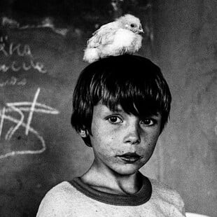 Στο Κίεβο, οι εικόνες του Oleksandr Glyadyelov αψηφούν τις βόμβες