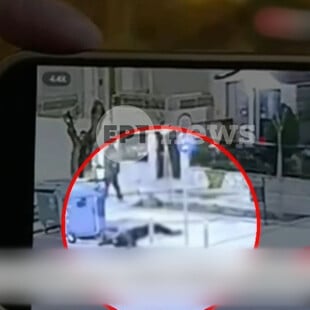 Καλαμαριά: Η στιγμή που ο 20χρονος καταρρέει δίπλα σε κάδο μετά την επίθεση με μαχαίρι