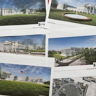 Δικαστικό «μπλόκο» στα σχέδια Τραμπ για την κατασκευή αίθουσας χορού στον Λευκό Οίκο.