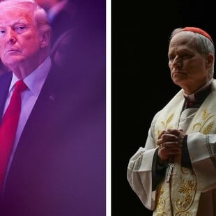 ΝΤΟΝΑΛΝΤ ΤΡΑΜΠ ΠΑΠΑΣ ΛΕΩΝ ΚΟΝΤΡΑ ΑΓΓΛΙΚΑ