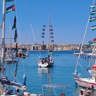 ΓΑΖΑ ΑΚΤΙΒΙΣΤΕΣ ΒΡΑΖΙΛΙΑ ΙΣΠΑΝΙΑ ΙΣΡΑΗΛ GLOBAL SUMUD FLOTILLA ΣΤΟΛΙΣΚΟΣ