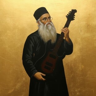 Είναι παπάς. Έβγαλε metal δίσκο. Έγινε σταρ σε μια νύχτα.