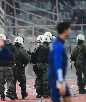 Η ανακοίνωση της αστυνομίας για τα επεισόδια στο Βόλος- Ολυμπιακός
