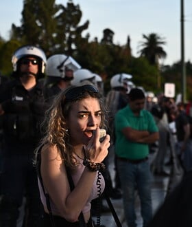 Σύνταγμα: Μεγάλη συγκέντρωση αλληλεγγύης για την Παλαιστίνη