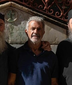 Ο Μελ Γκίμπσον στο Άγιον Όρος
