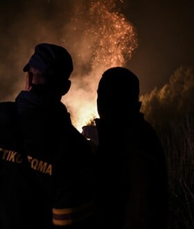 Φωτιά στον Φενεό: Ολονύκτια μάχη με τις φλόγες για περισσότερους από 200 πυροσβέστες