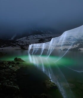 Όταν η φύση αφηγείται την ιστορία της: Το σπάνιο στιγμιότυπο με τη διάφανη «κουρτίνα» στην Κοιλάδα της Αόστα