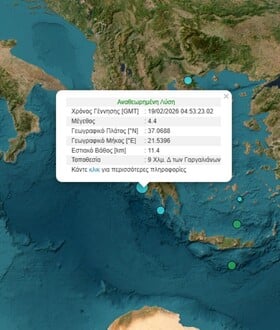 ΣΕΙΣΜΟΣ ΤΩΡΑ ΜΕΣΣΗΝΙΑ