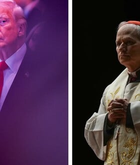 ΝΤΟΝΑΛΝΤ ΤΡΑΜΠ ΠΑΠΑΣ ΛΕΩΝ ΚΟΝΤΡΑ ΑΓΓΛΙΚΑ