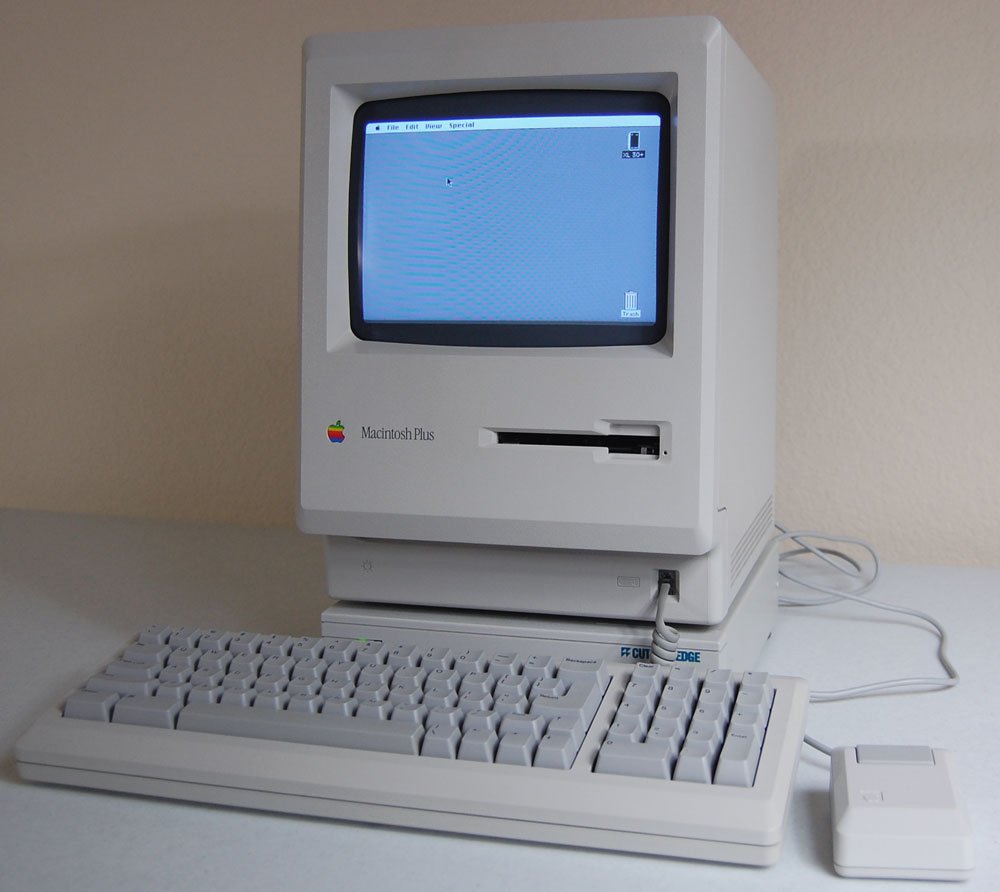 Apple Macintosh PLUS, 1986