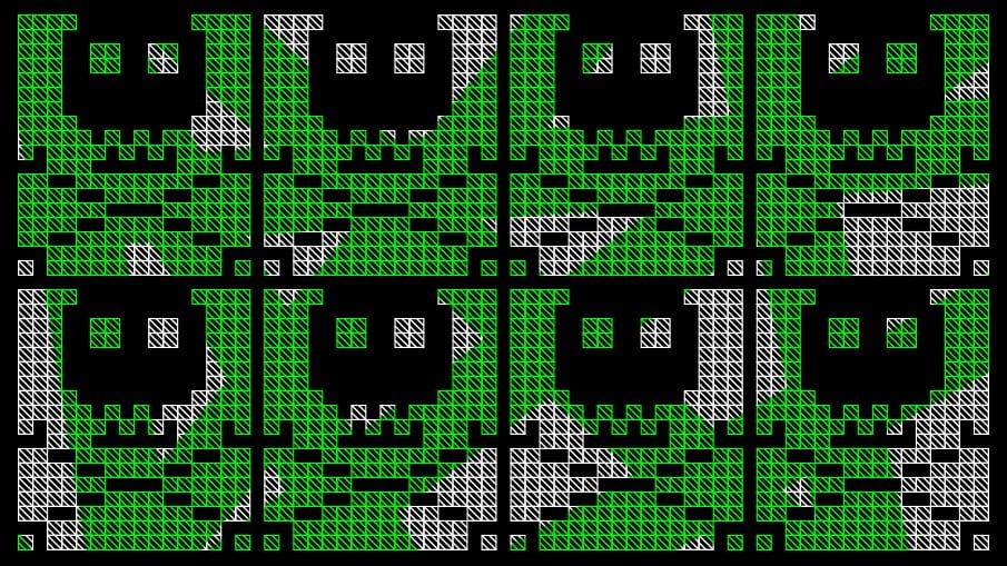 Skulls - ιός που προσέβαλλε κινητά Nokia με λειτουργικό Symbian // Καλλιτέχνης: Anthony Burrill 